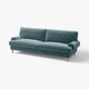 VALNÄS Sofá 3 puestos, Alhamn azul grisáceo oscuro