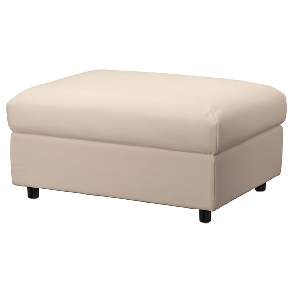 VIMLE Apoyapies con almacenaje, Hallarp beige