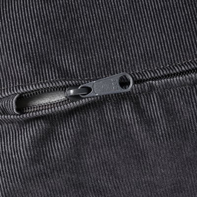 VIMLE Módulo sofá de 2 puestos, Saxemara negro con azul