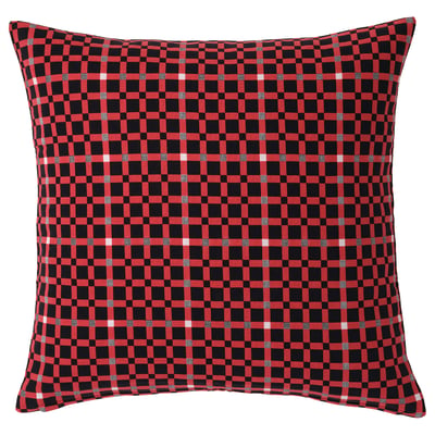 VINTERFINT Funda de cojín, A cuadros rojo, 50x50 cm
