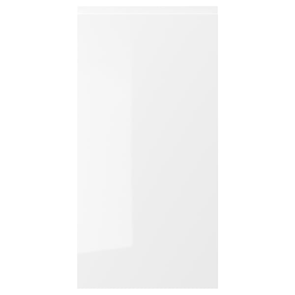 VOXTORP Puerta, Alto brillo blanco, 40x80 cm