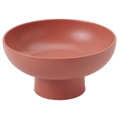 BLOMVECKLARE Servírovací mísa, červenohnědá, 26 cm