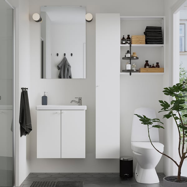 ENHET Koupelna, bílá, 64x33x65 cm
