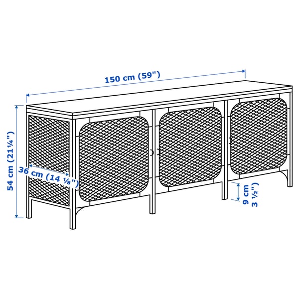 Obrázek s rozměry produktu: FJÄLLBO.