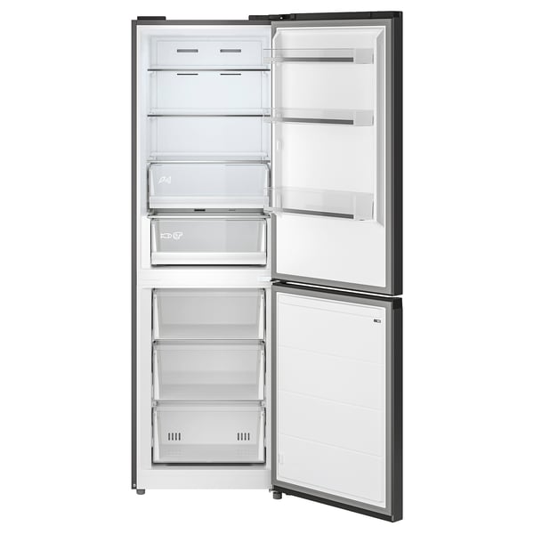 FÖRTOFT Lednice s mrazničkou, IKEA 500 barva nerezavějící oceli, 216/118 l