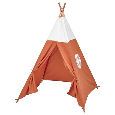 HÖVLIG Dětské teepee, červenohnědá