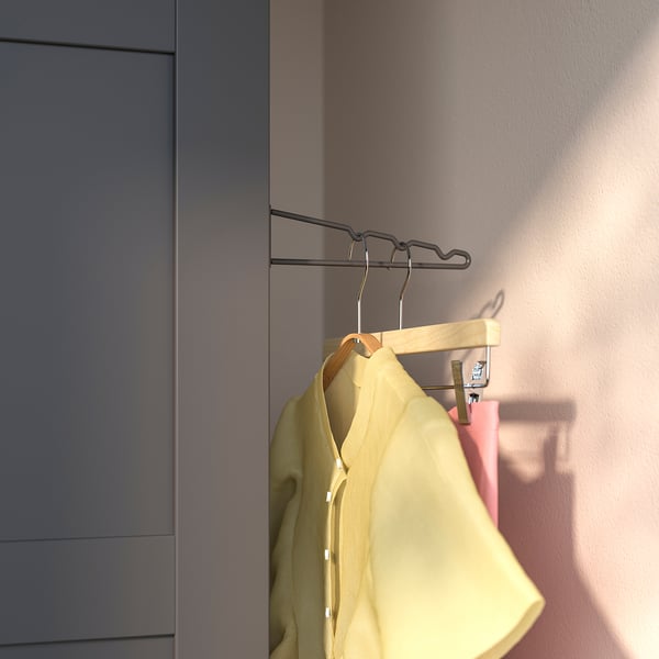 KOMPLEMENT Věšák, tmavě šedá, 20x8 cm