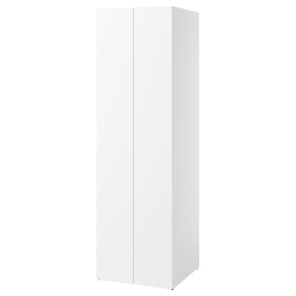 LASTARE bílý šatník – vysoký, minimalistický úložný prostor