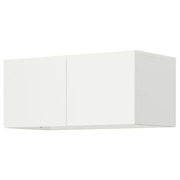 Bílá úložná jednotka LASTARE : elegantní, obdélníkový design s rovnými povrchy a hladkým povrchem.