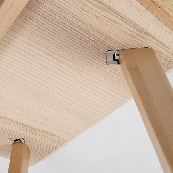 LISABO Psací stůl, dýha jasan, 128x65 cm