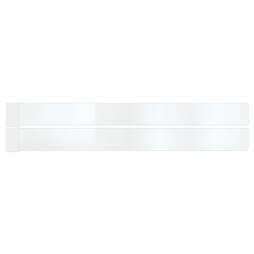 Skleněné bočnice zásuvek MAXIMERA, čiré, obdélníkové, elegantní design, organizují obsah.
