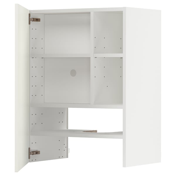 Kuchyňská skříňka METOD bílá. Má několik nastavitelných polic a moderní design.