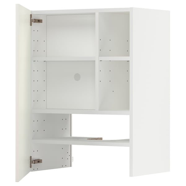 Kuchyňská linka METOD bílá, hladký design, nastavitelné police, ocelové panty.