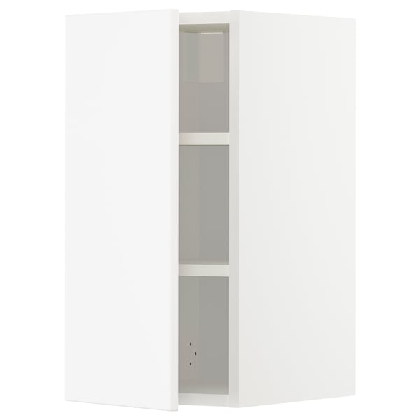 Kuchyňská skříňka METOD. Bílá, obdélníková, tři police. Elegantní moderní design.