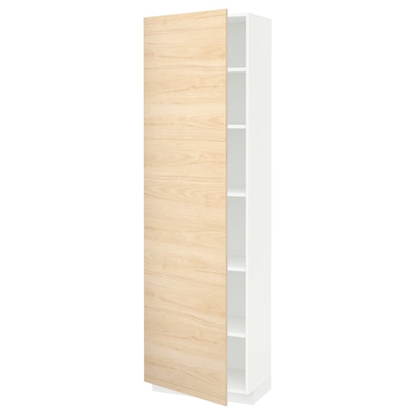 Kuchyňská skříňka METOD, světle jasanová, obdélníková, elegantní design.