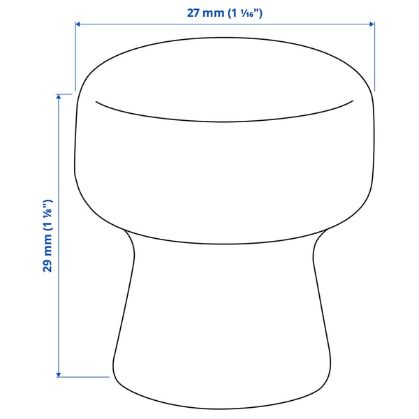 Obrázek s rozměry produktu: ODLINGSGRÄNS.