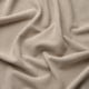 Látka Beverly z manšestrového stylu, silná a měkká, vlnitý vzor, světle hnědá barva.