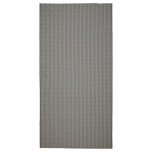 TAGGLUSERN kostkovaná látka, černá/bílá. Obdélníková, předem nařezaná bavlna. Ideální pro řemesla nebo domácí dekorace.