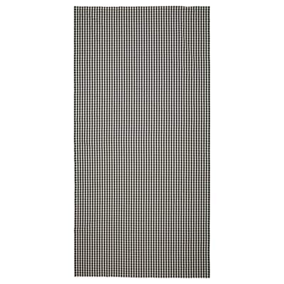 TAGGLUSERN kostkovaná látka, černá/bílá. Obdélníková, předem nařezaná bavlna. Ideální pro řemesla nebo domácí dekorace.