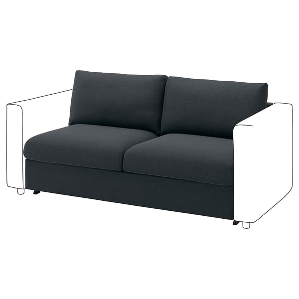 VIMLE 2místný díl rozkládací pohovky, Knäbäck antracit