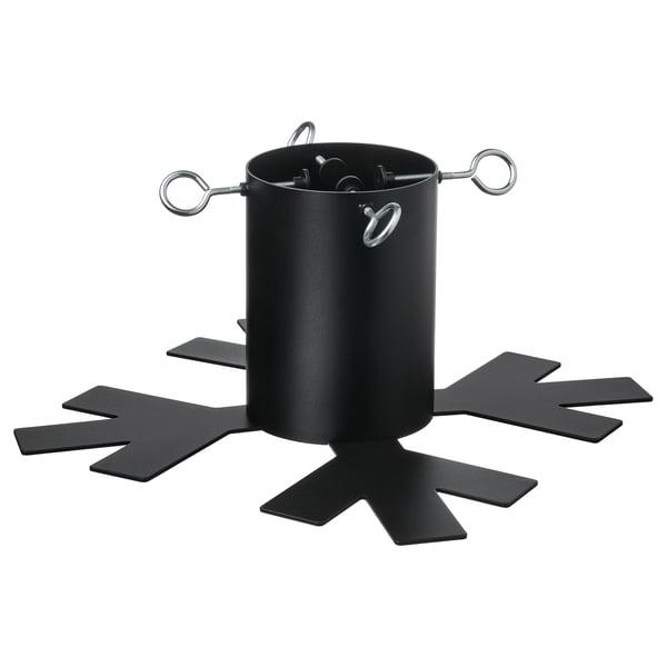 VINTERFINT Vánoční stojan, kov černá