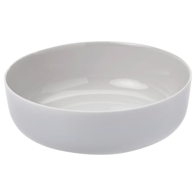 VITBLECKA mísa bílá, tvrzené opálové sklo, moderní design.