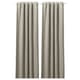 Room darkening curtains