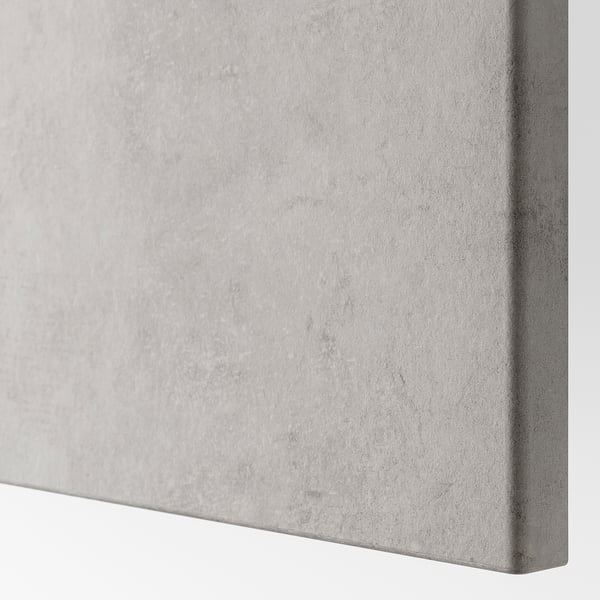 Close-up of a smooth, sleek, grey soft-close drawer front, part of a quality storage unit.