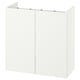 ENHET Wash-stand with doors, white, 60x32x60 cm
