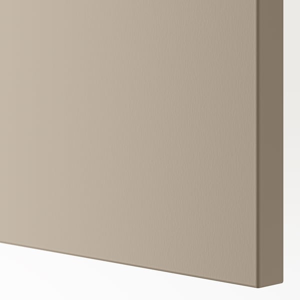 Beige cabinet door with smooth finish, clean and modern look.