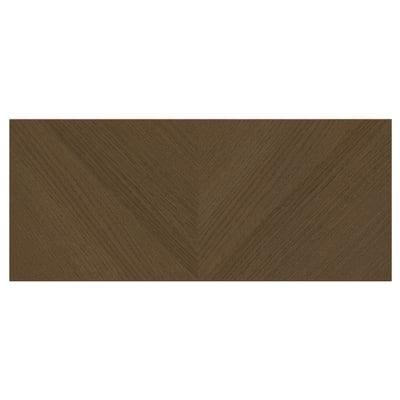HEDEVIKEN Drawer front, brown stained oak veneer, 60x26 cm