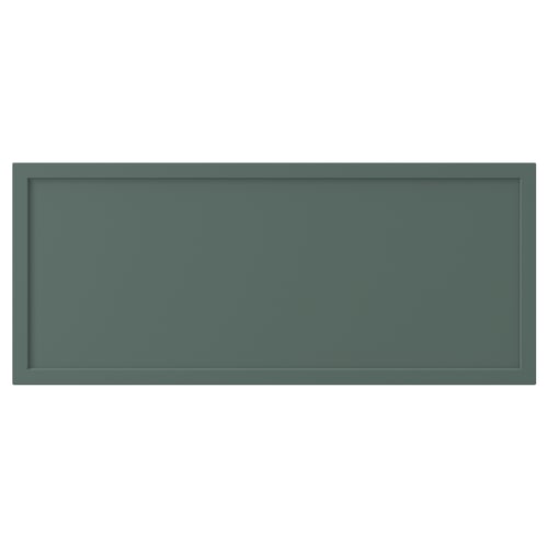 KRUKMAKARE drawer, green, plastic and particleboard, rectangular, simple design.