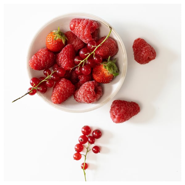 LOTSFÅGEL Scented tealight, Red berries light pink, 3.5 hr