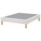 LYNGÖR Spring mattress base, incl leg/white, 140x200 cm