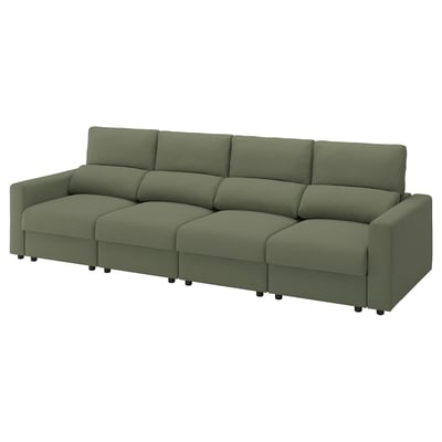 MALMKÖPING 4-seat sofa, Tibbleby grey-green