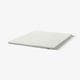 NISSEHOLM Mattress pad, white, 160x200 cm