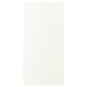VALLSTENA white cabinet door, smooth surface, rectangular shape.