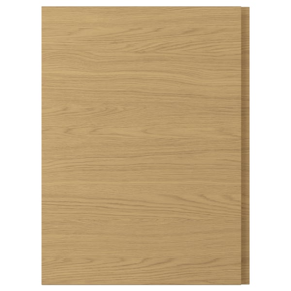 VOXTORP Door, oak effect vertical handle, 60x80 cm