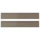VOXTORP drawer fronts, dark grey-brown, glossy finish, modern design, rectangular shape, easy-clean surface.