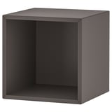 Schwarzer EKET-Würfel - minimalistische Aufbewahrung.