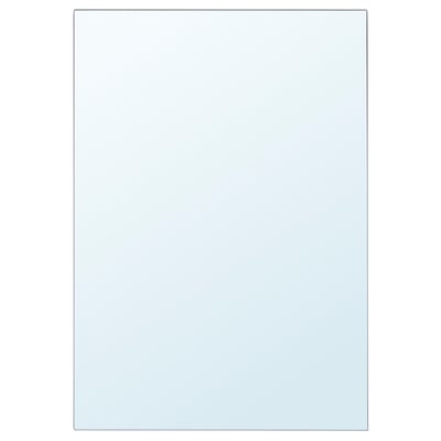 LÖNSÅS Spiegel: rechteckig, klares Glas, schlankes Design, Wandmontage.