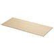 ÅLSKEN wooden shelf, light brown, rectangular, simple design.