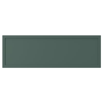 ASPUDDEN Drawer front, dark grey-green, 60x20 cm