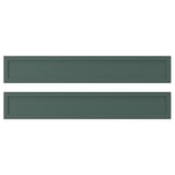 ASPUDDEN Drawer front, dark grey-green, 60x10 cm