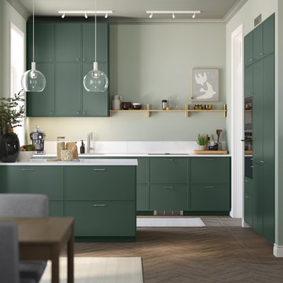 ASPUDDEN Drawer front, dark grey-green, 60x40 cm