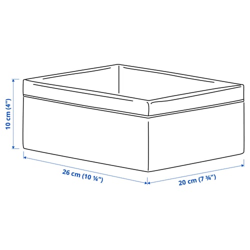 Illustration with measurements for the product: BAXNA.