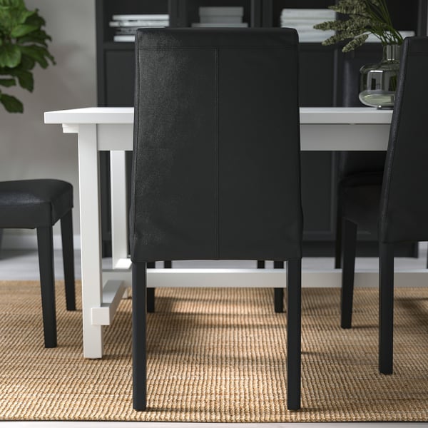 BERGMUND Chair, black/Glose black