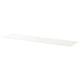 White BESTÅ glass top panel for tv bench, sleek & glossy.