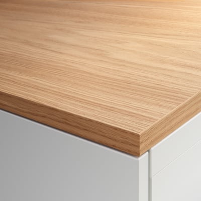 BESTÅ Top panel, oak veneer, 240x42 cm