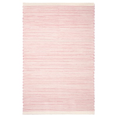 ENERGIKÄLLA rug, multicoloured handwoven cotton, rectangular, unique pattern.